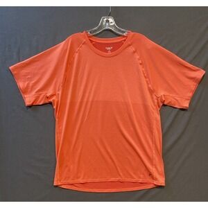 Old Navy Active Shirt Mens 2XL Orange  Go Dry Workout Training Gym Breathable